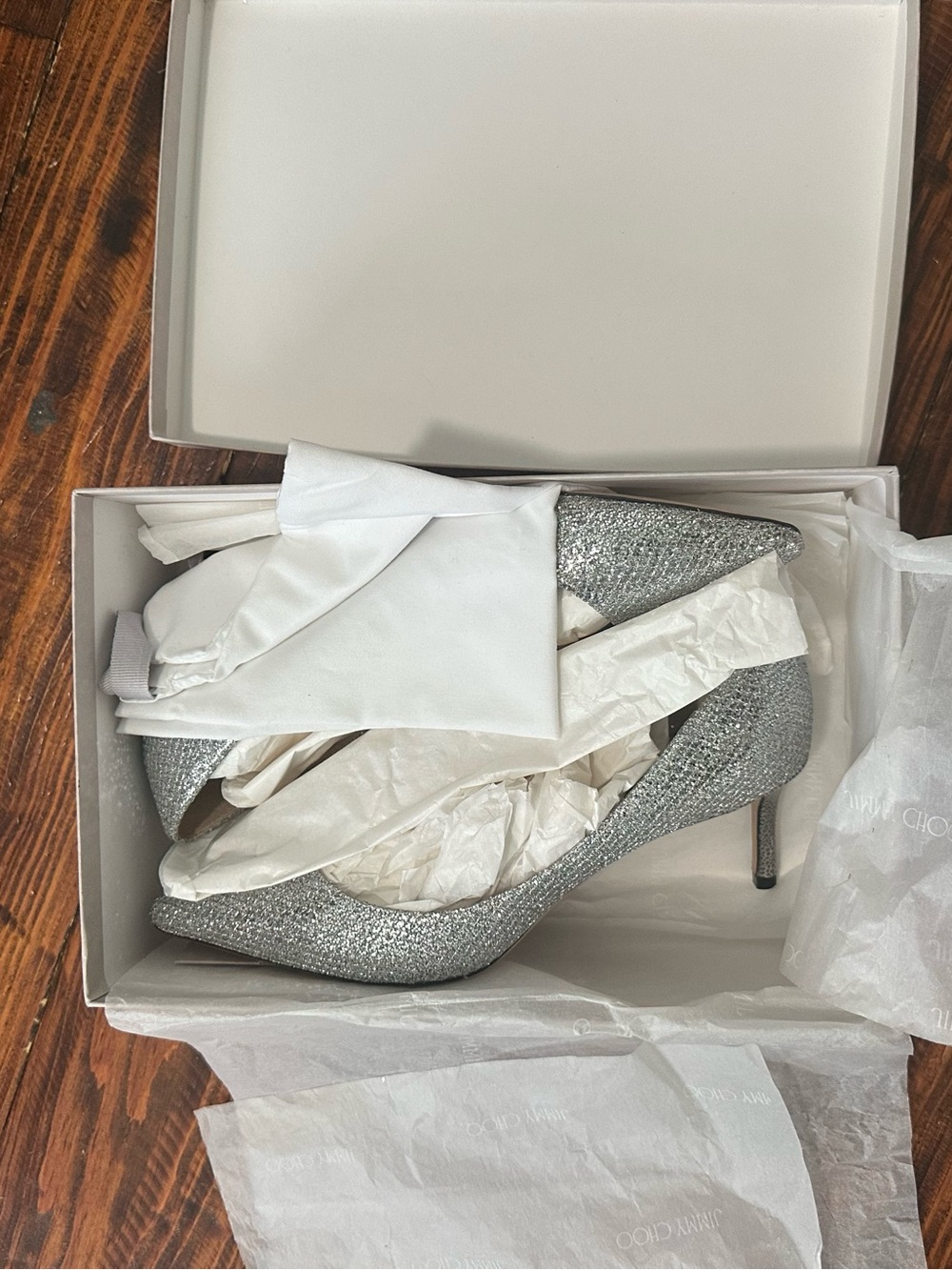 Jimmy Choo Silver Romy - Picture 3 of 6